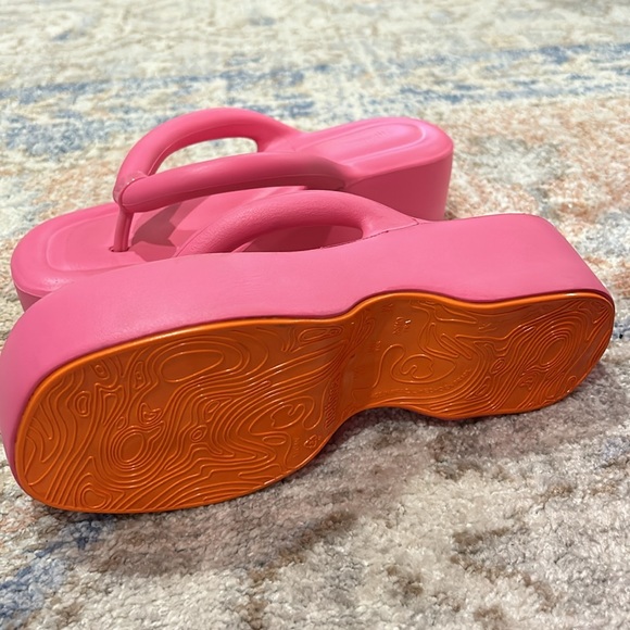 NEW Melissa Free Platform Light As Air Platform Thong Flip Flop - Picture 7 of 7